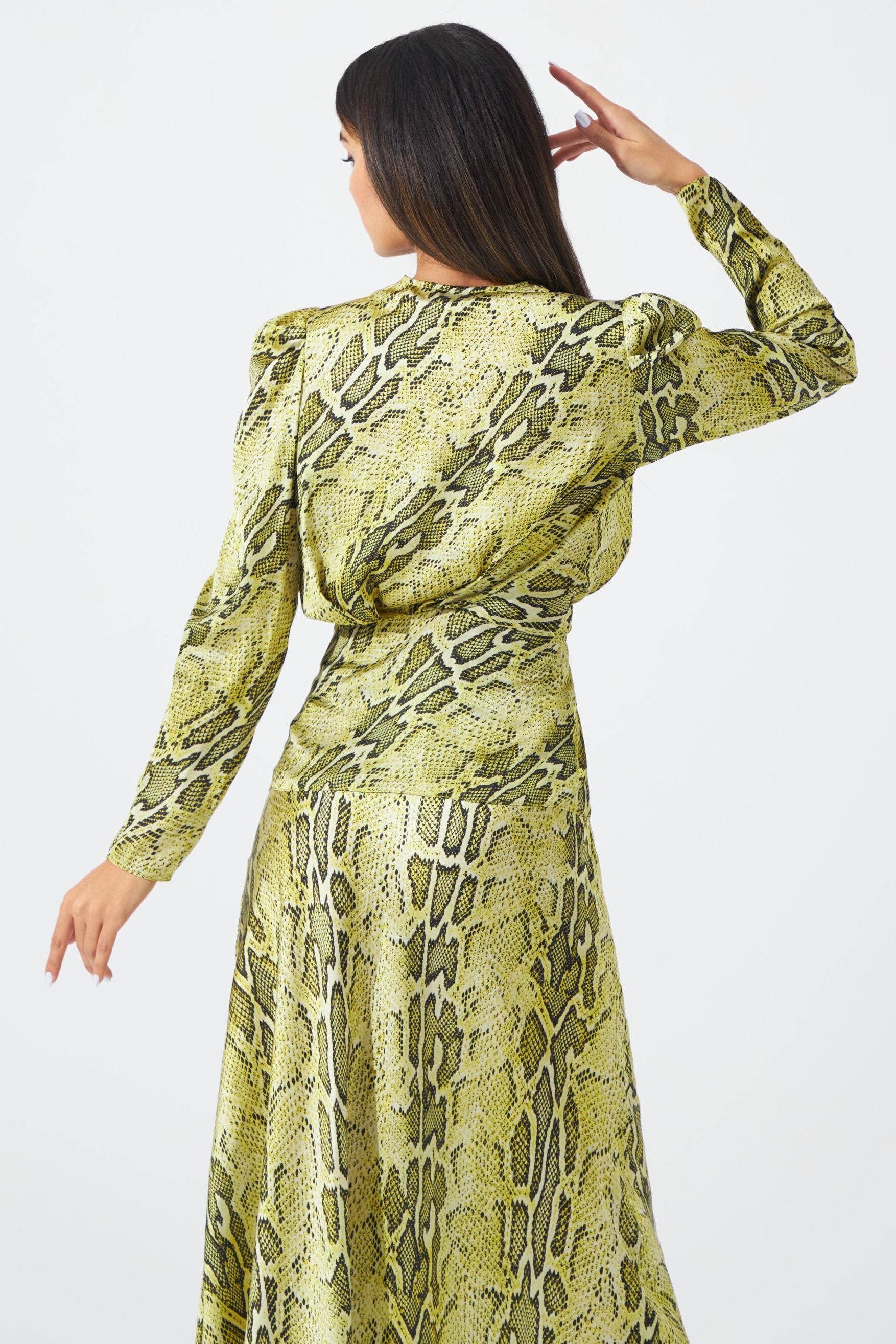 Serpentina Satin Skirt Set