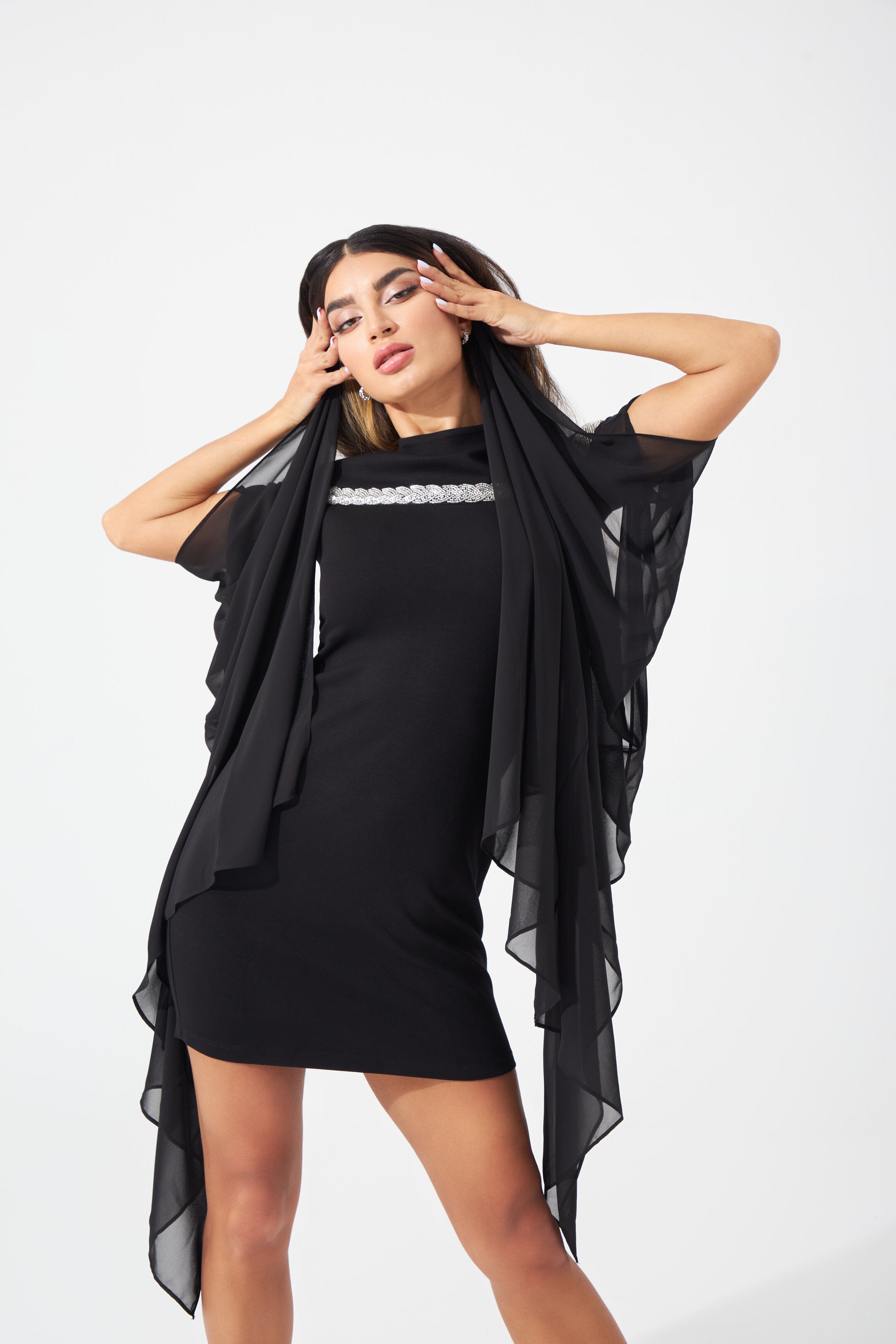 Celeste Cape Mini Dress