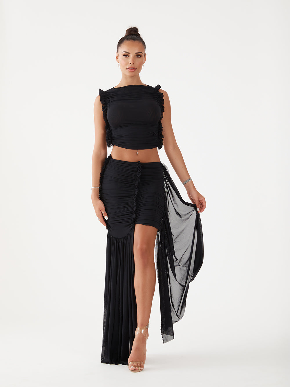 Bianca Ruched Skirt Set