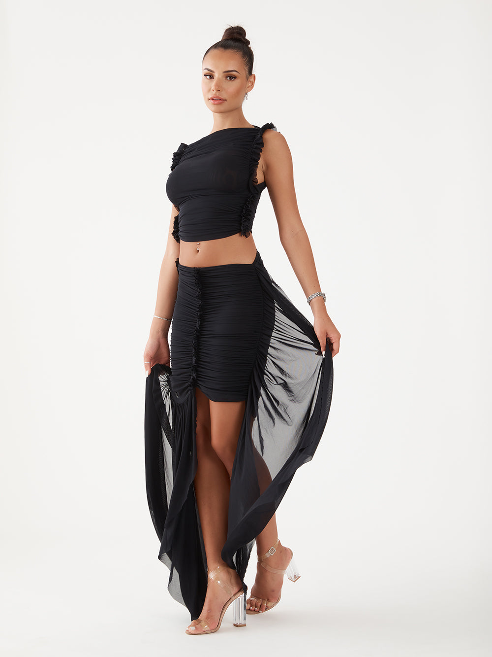 Bianca Ruched Skirt Set