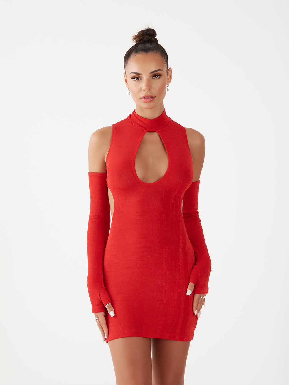 Chrissy Cut-Out Mini Dress