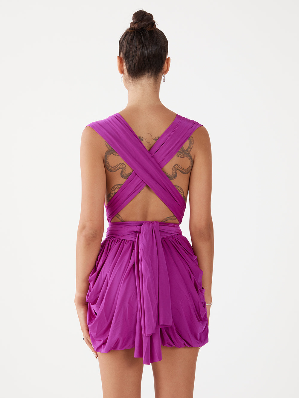 Anja Wrap Mini Dress