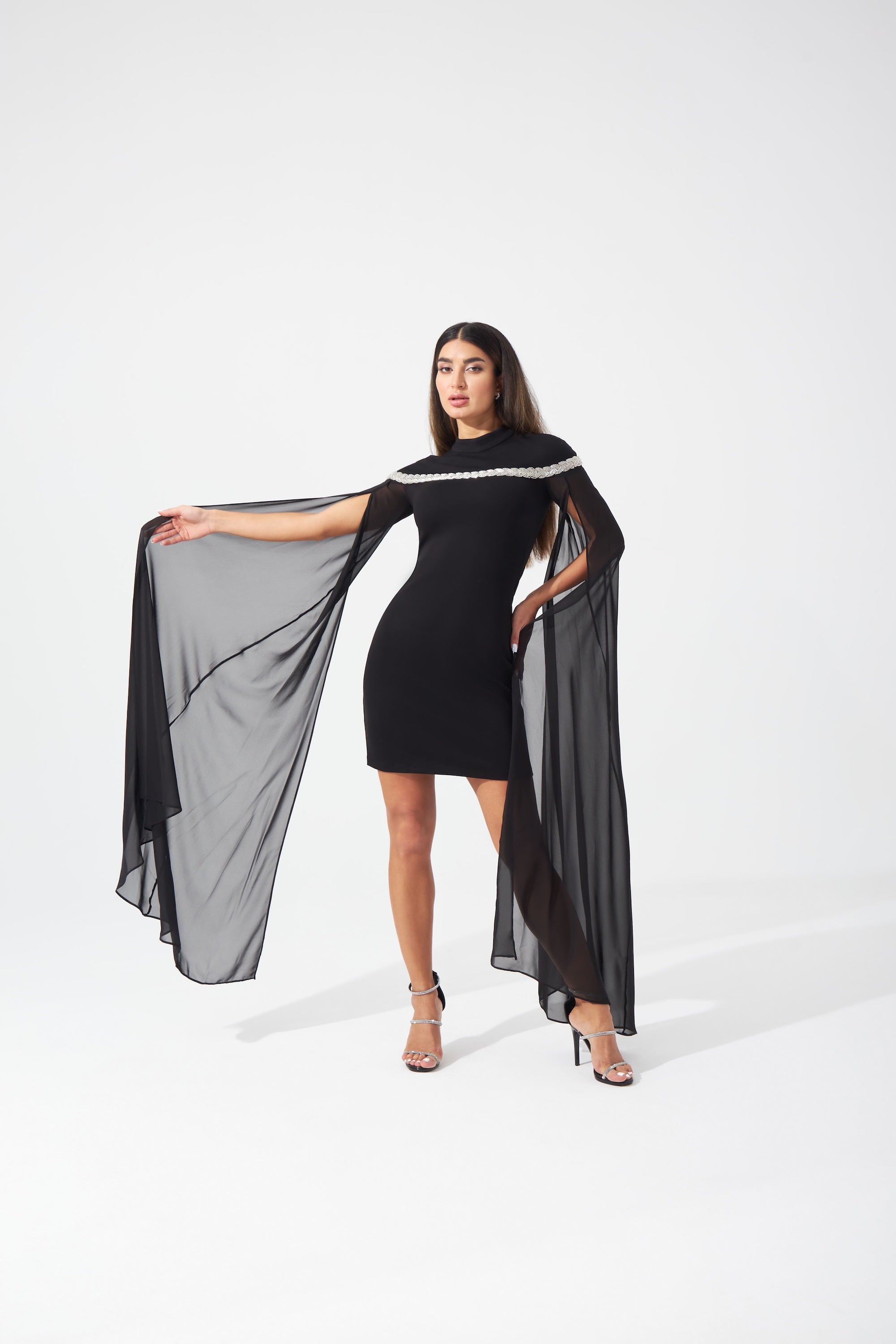 Celeste Cape Mini Dress
