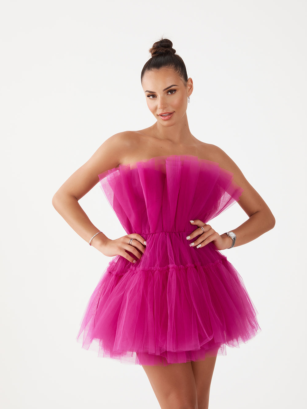 Zoe Tulle Mini Dress